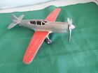 Vintage Cast Iron WWII Curtiss P-40 Warhawk Toy Airplane (Hubley?).
