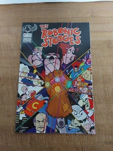 The Robonic Stooges #1 First Print Homage Htf Low Print NM - Picture 1 of 2