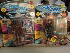 2-Star Trek The Next Generation La Forge As Alien And Locutus Figurine - Picture 1 of 4