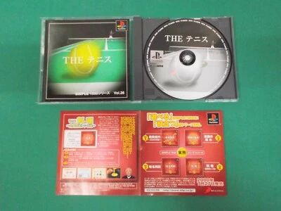 Playstation - THE TENNIS. SIMPE1500 Series - included leaflet. PS1. JAPAN. 27815 - Image 1 of 4