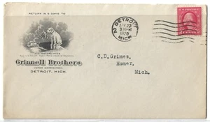 US His Master's Voice 1920 Cubierta Victor Grinnell Brothers Detroit Mich - Imagen 1 de 2