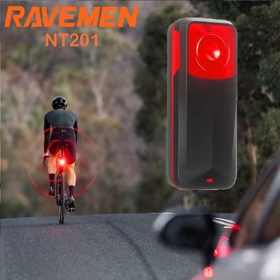 RAVEMEN NT201 Bike Radar Rear Light Radar Taillight For Garmin Smart Control USB - image 1 of 4