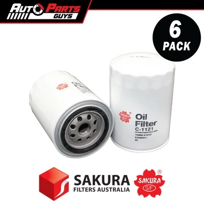 6 Pack Sakura Oil Filter Z9 | C-1121 - image 1 of 3