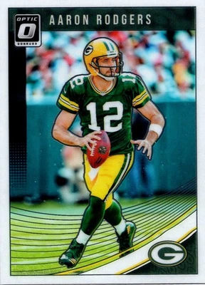 2018 Donruss Optic Aaron Rodgers Green Bay Packers #37 - Image 1 of 2