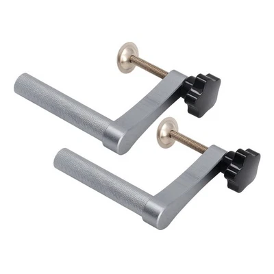 2PCS 20mm Bench Dog Clamps Adjustable Benchtop Quick Clamp Desktop Press - Image 1 of 4