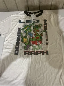 New Kids Teenage Mutant Ninja Turtle Graphic T-shirt | Large - Picture 1 of 3
