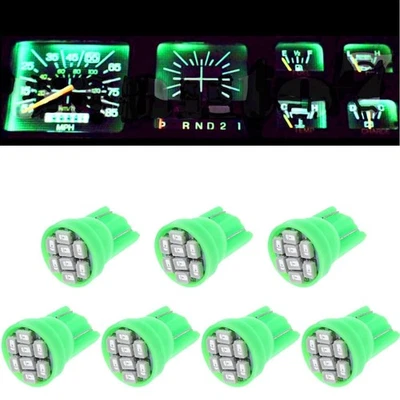 Kit de tablero de bombilla LED T10 verde 7 piezas para Ford Bronco F150 F250 F350 1980-1996 Foto 1 de 4