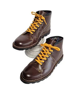 Botas Mono Grafters Unisex Originales Retro Con Cordones Años 60 Estilo Mod Piel - Imagen 1 de 11