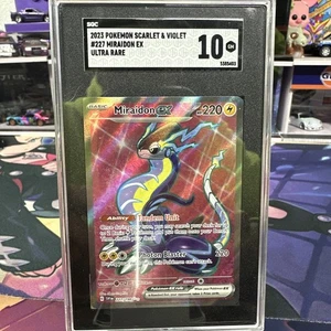 🔥Pokemon Scarlet & Violet🔥 MIRAIDON EX CGC 10 Mint 227/198 - Rare Art. - Bild 1 von 2