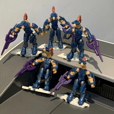 5 Mega Construx Halo Jackal sniperr BLOKS UNSC MINI BUILDING figures TOY GIFT #G - Image 1 of 4