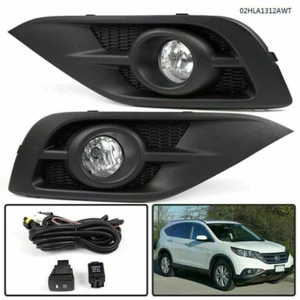 Par de luces antiniebla de parachoques aptas para Honda CR-V CRV 12-14 + interruptor + cableado + bombillas N - Imagen 1 de 11