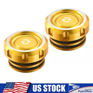 Pair Frame Hole Cover Plugs For Harley Road King FLHR Special FLHRXS Police FLHP - Picture 1 of 13