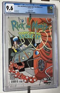 Rick and Morty Pocket Like You Stole It #1 CGC 9.6 Nerd Block Recalled Variant