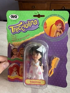 Bambola Trecciolina Valentina Gig 1995 nuova in blister da collezione - Picture 1 of 7