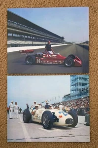 AJ FOYT INDY CAR SET OF 2 8X10 GLOSSY PHOTO'S #1 - Picture 1 of 1