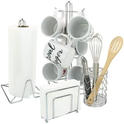 Southern Homewares SH-10297 Juego completo de accesorios de cocina, toalla de papel cromado y... Foto 1 de 4