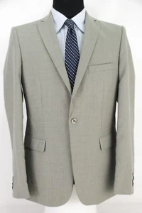 J.Lindeberg 1Btn Sport Coat Jacket Wool Blend Green Gray Men’s 40R - Picture 1 of 9