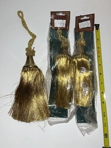 2 Gold Tassels & 1 FREE…Tie Back Curtain - Picture 1 of 1