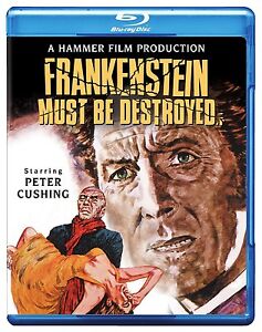 FRANKENSTEIN MUST BE DESTROYED (Peter Cushing) -  Blu Ray - Region free