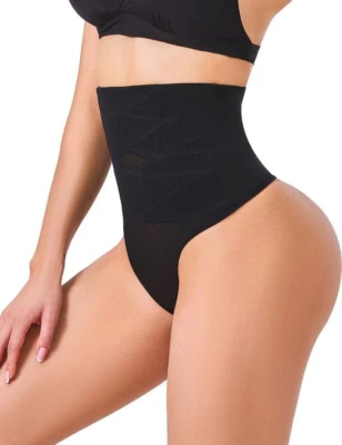 Bauchweg Unterhose Damen Miederslips,Hohe Taille Nahtlos Verschönern Bauch Tanga - Bild 1 von 4