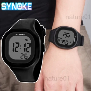 Boys Girls Waterproof Silicone Electronic Watch Sports Fashion Wrist Watch Gift - Picture 1 of 38