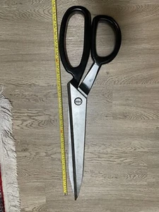 Giant Scissors Large Prop 32 Inches Halloween Fake Plastic Hair Dresser Decor - Picture 1 of 5