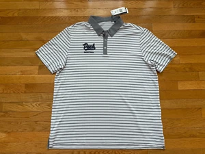 Stripes Adidas Nevada Wolf Pack Casual Polo Shirt Men's XXL 2XL NEW NWT - Picture 1 of 5
