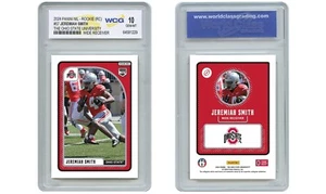 Tarjeta de novato Panini NIL JEREMIAH SMITH WR 2024 The Ohio State #57 RC GEMA COMO NUEVA 10 - Imagen 1 de 4