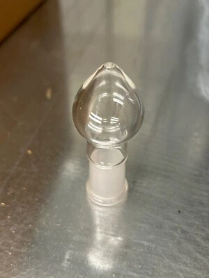 ERGON Spitzkolben 5 ml Borosilikatglas Schliffhülse NS 14