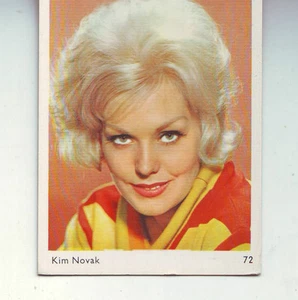 carte gum card -portrait Kim Novak - No 72 de la serie  - Picture 1 of 1