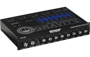 Clarion EQS755 Car 7-Band Graphic Equalizer Audio Pre Amp High Level Speaker