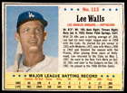 1963 POST CEREAL LEE WALLS LOS ANGELES DODGERS #113  FR X2671