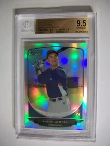 ALBERT ALMORA 2013 Bowman Chrome Draft Refractor TP4 BGS GEM MINT 9.5 RC Cubs - Picture 1 of 1