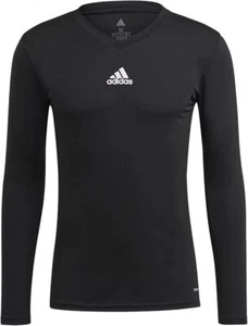 Adidas Mens Base First Layer Thermal Top T Shirt Crew Football Skins Baselayer - Picture 1 of 2
