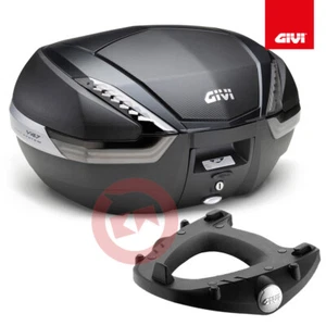 GIVI CARBON CASE V47NNT PLATE 351FZ M5 YAMAHA FZ6/FZ6 600 FARE 2004-2006 - Picture 1 of 8