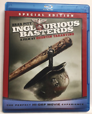 Inglourious Basterds (Blu-ray,2009,Special Edition) Brad Pitt,Not a Scratch!