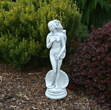 Massive Steinfigur Statue Figur Venus mit Apfel Größe mittel Steinguss frostfest