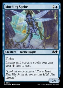 4x Mocking Sprite - NM - Wilds of Eldraine - SPARROW MAGIC - Picture 1 of 1