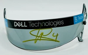 F1, FORMULA 1 MCLAREN LANDO NORRIS SIGNED 1/2 BELL MINIHELMET 2022 VISOR 2 - Picture 1 of 6