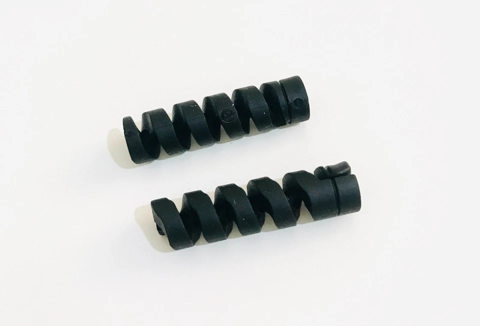 Spiral Cable Protector Wire Organizer Smartphones Cable Holder BLACK - Image 1 of 4