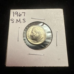 Moneda de diez centavos Roosevelt 1967 10c de juego especial como nueva SMS moneda de Estados Unidos sin circular - Imagen 1 de 10