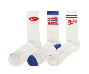 Nike Hombres L Everyday Plus Calcetines Crew 3 Pares Gimnasio Correr Deportes Medias HJ9336 901 - Imagen 1 de 10