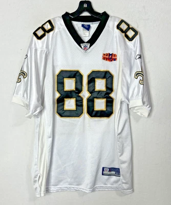 Camiseta De Colección New Orleans Saints Para Hombres 54 Blanca Reebok On Field Jeremy Shockey Foto 1 de 4