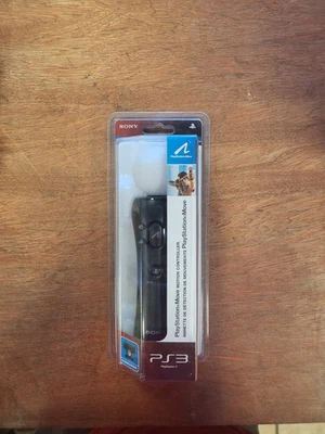 NEW sealed PLAYSTATION 3 MOVE Motion Controller WIRELESS Black PS3 4  - Image 1 of 4