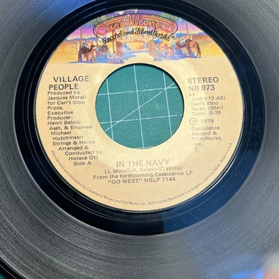 Village People In the Navy Casablanca NB-873 1979 Rock Vinyl 45 7" Good Cond. - Image 1 of 4