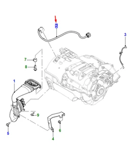 JAGUAR I-PACE X590 Front Motor To Front End Link Harness T4K18382 NEW - Picture 1 of 2