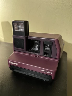 宝丽来 Impulse 即时胶片相机 - 紫色梅子勃艮第 600 胶片已测试  — 第 1/4 张图片