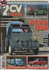 2CV & DERIVES 10 CITROEN 2CV A 1952 CITROEN AMI 8 1969 78 DYANE CUSTOM 1300cm3 - Foto 1 di 2