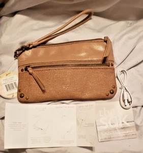 THE SAK Sanibel Charging Wristlet Mocha Sparkle - Neu mit Etikett - praktisch und lustig! - Bild 1 von 10