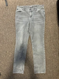 J. Jill Skinny Cord Stretch Petit Corduroy Pants U.S. Size 6 Grey - Picture 1 of 6